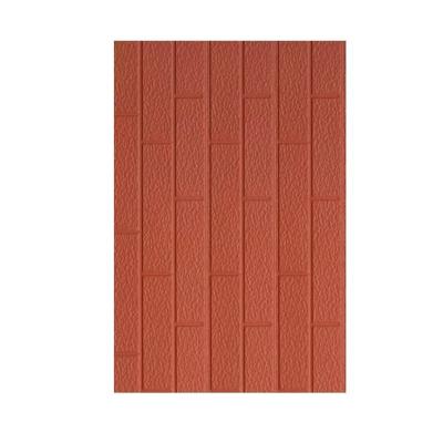 China Modern Cheap Price Sandwich Panel Pu Composite Wallboard Standard Brick Pattern Metal Carved Board for sale