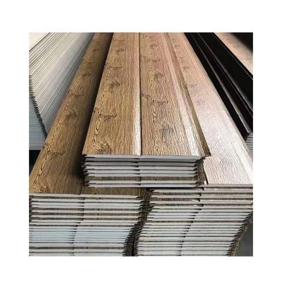 China Modern 2022 New Design Decoration Wall Sandwich Panels Wood Grain Metal Carved Board for sale