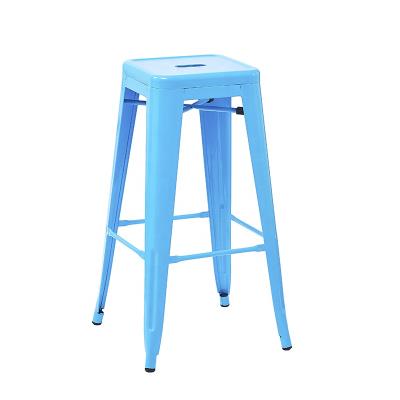 China High quality steel piece cheap chair restaurant factory price counter height counter metal classic bar stool for sale