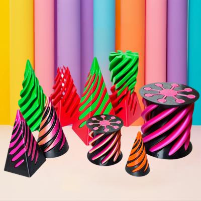 China 3d Printed Fidget Toy Plastic Pla Spiral Pyramid Cone Impossible Fidget Cone for Unisex for sale