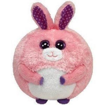 China Carnation Pink Bunny Rabbit Inflatable Toy Stuffed Plush with Inner Ball PVC Material for sale