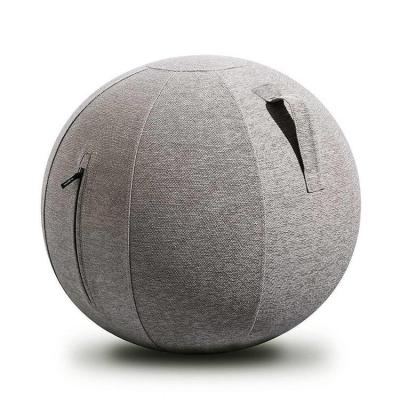 China Linen Material Yoga Ball Cover for Office Gym Balance Exercise Inflatable Pvc Ball for sale