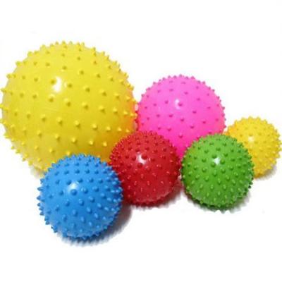 China 8inch Inflatable Large Value Spike Balls for Child Group Entertainment for sale