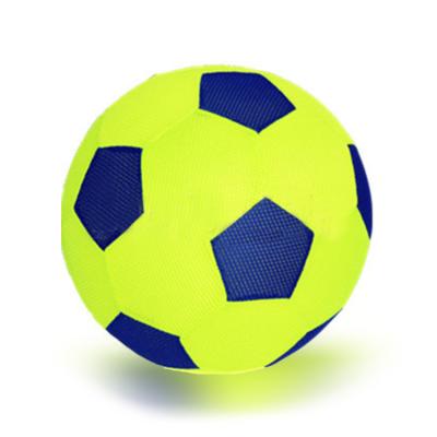 China Sports Toy Colorful Fabric Ball Inflatable Pvc Toy Ball Football for sale