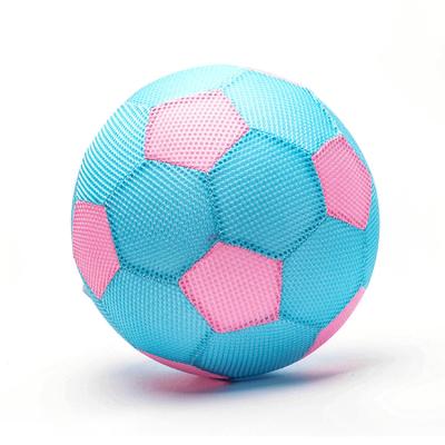 China 25cm Kids Shiny Pvc Inflatable Plush Fabric Covered Cloth Toy Ball Ideal for Toddlers for sale