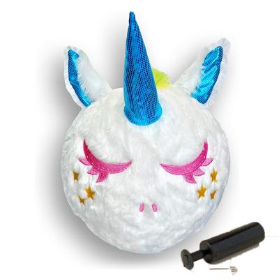 China Unisex Soft Rainbow Inflatable Unicorn Ball 10