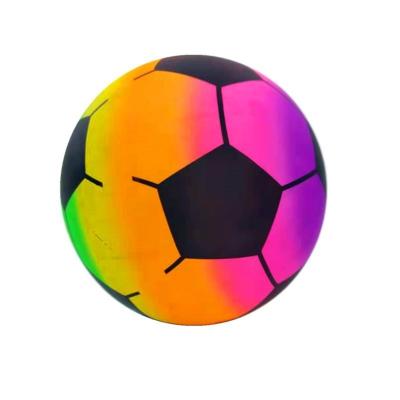 China Rainbown 14 Years up Rainbow Toy Ball Pvc Volleyball Inflated Volleyball For Beach Game for sale