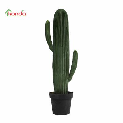 China Large Garden Look Nature Outdoor High Simulation Plant Large Size Artificial Cactus for sale