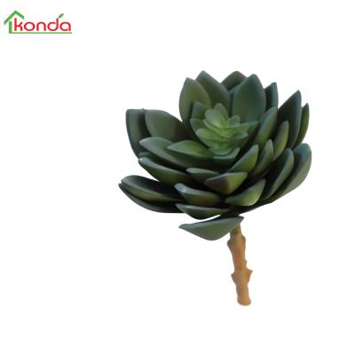 China Hot Search Decoration Retail Mini Artificial Plant Succulents Single for sale