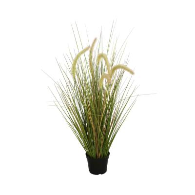 China UV Resistance Plant Alpha Potted Indoor Plastic Artificial Onion Grass Plant For Home Decoration for sale