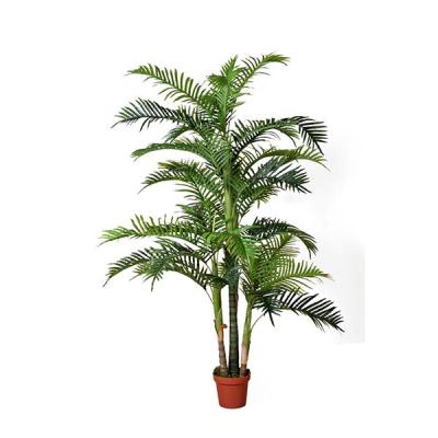 China Plastic material hot sale artificial hotsale UV resistance artificial palm tree bonsai for sale