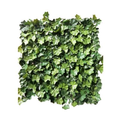 China Plastic Grass Panel Artificial Grass Mat Grass Wall For Garden Decor for sale