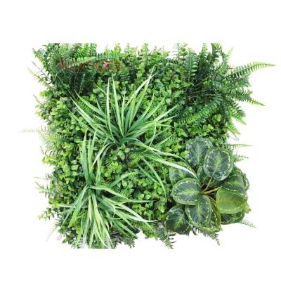 China eco-friendly decoration artificial green plants wall of backdrop for sale