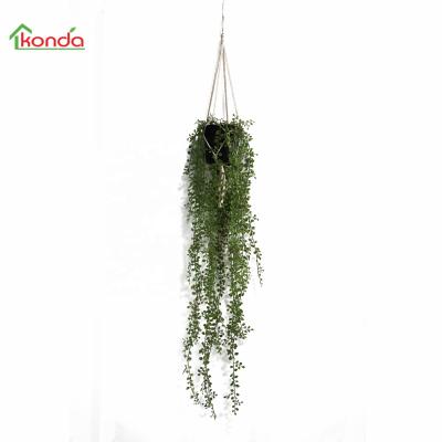 China Artificial Ivy Vine Vine Cluster Leaves Wall Hanging Garland Pine Needles Ferns Greenery Decoration for sale