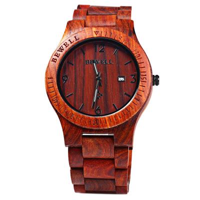 China WB001-1 Luminous Hands European And E-commerce Luminous Wooden Spot Fashion American Men'S Calendar Watch Wooden Watch Factory Wholesale for sale