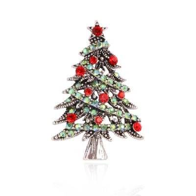 China XZ009 XZ009 christmas tree corsage brooch fine factory direct sales unisex jewelry accessory for sale