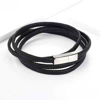 China New CLASSIC fast charging multi-layer leather strap stainless steel data cable rechargeable SL120 for sale