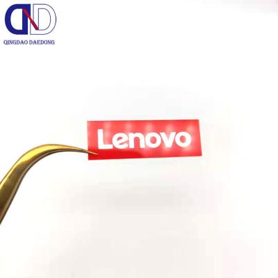 China Customised Logo Accepted Acrylic Lenovo Nameplate Adhesive Sticker for Customized Needs for sale