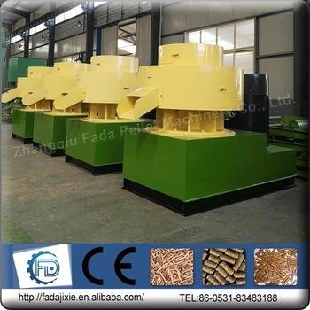 China Double ring-matrix vertical wood pellet mill FD series FAda 55KW 0.8-1.2T/H wood pelletizer for sale