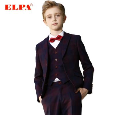 China Anti-wrinkle ; Who respects the environment; NO--Pilling High Quality Slim Fit ELPA Kids Suits Formal Clothing Set Designer Boys for sale