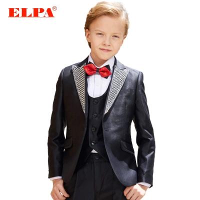 China Polyester/Rayon ELPA Coat Slim Formal Boys Culottes Black Ceremonial Tuxedo Tuxedo For Weddings for sale