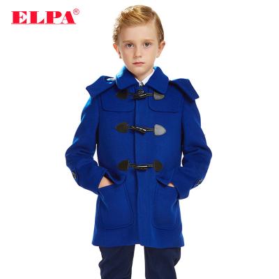 China Wool /Polyester Boys Winter Wear Warm High Quality Organic Wool Coat for sale