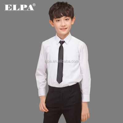 China Anti-pilling High Quality Handsome Long Sleeve Cotton Boys Shirt for sale