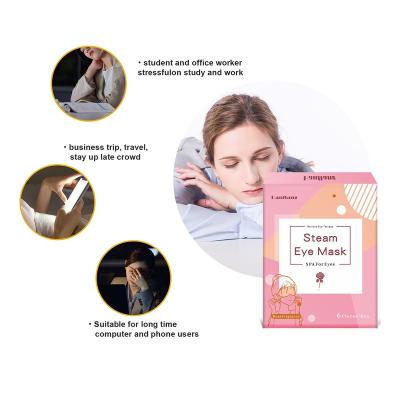 China Anti-wrinkle Low Price Self Heating Eye Heat Patch Disposable Steam Eye Mask for sale