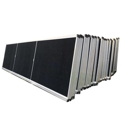 China Truss Cooling Pad Evaporative Cooling Enhanced Plastic Pad Wet Curtain Cooling Pad for sale