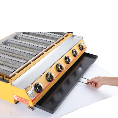 China Good Quality Countertop Height Adjustable Outdoor Commercial Gas Barbecue Grill Camping Commercial Gas Grill for sale