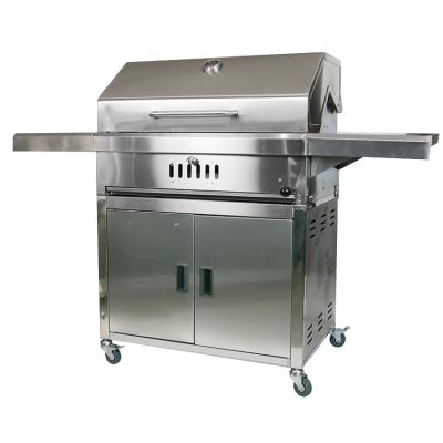 China Portable Grill Professional Charcoal Stainless Steel Charcoal Grill Easily Assembled Smoked BBQ Grill for sale