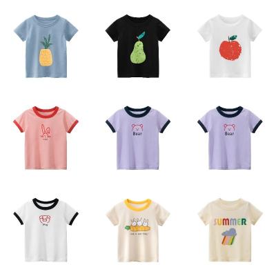 China 2022 Wholesale New Fashion Pattern Kids Breathable Short Sleeve T-Shirt for sale