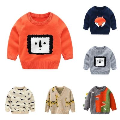 China Wholesale Round Neck Handsome Cotton Pullover New 2023 Viable Boys Sweater for sale