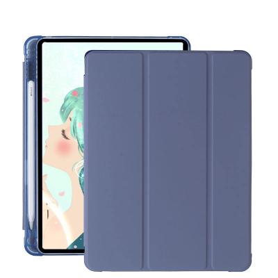 China Case For Air 5 Air 4/iPad Case iPad Case iPad Folding PU Leather iPad Triple Case 10.9 inch Shockproof Case for sale