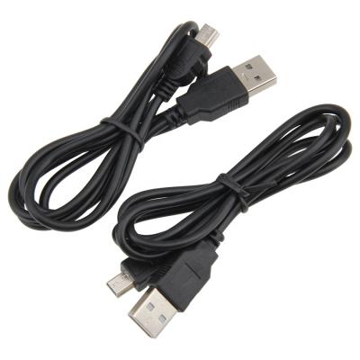 China Flat MP3/MP4 Player Data Sync USB A Male Mini to Mini 5 Pin B Charger V3 USB Cable for MP3 MP4 MP5 Player Camera DVD Radio for sale