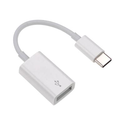 China Portable USB 2.0 A Female To Type C Male OTG Adapter Cable For Samsung Xiaomi Huawei Phone Mobile Smart Tablet Drive Flash Data for sale