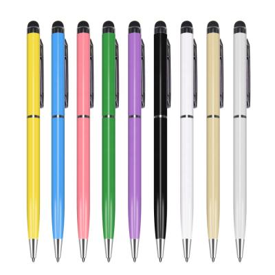 China Lightweight Capacitive 2 In 1 PC Pen For Tablet Touch Screen Stylus Pen For iPad iPhone Smart Phone for sale