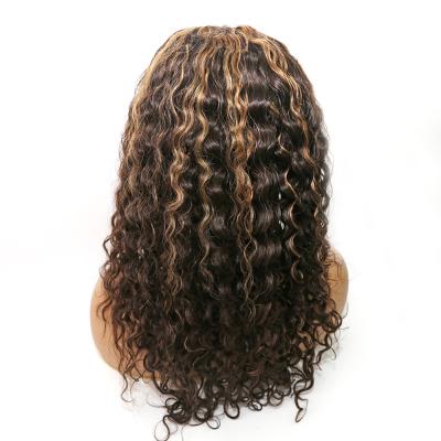 China Curly 13x4 Lace Wig Hair Lace Front Human Hair Wigs For Women Colored 100% Brazilian Virgin Hair Wig for sale