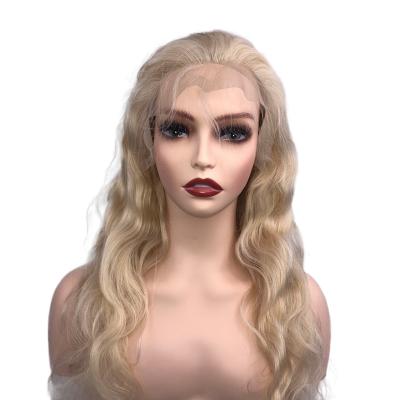 China 13x4 Lace Front Wig 150% Human Hair Virgin Hair Wigs 613 Blonde Body Wave Wig For Black Women for sale