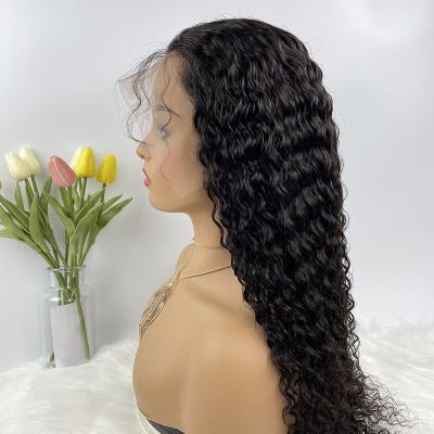 China Wholesale Raw Indian Curly Lace Headband Virgin Hair Curly Wig, Lace Front Closure Human Hair Lace Front Wig for sale