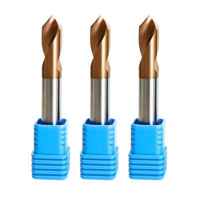 China Metal Drilling 90 Degree Steel Chamfering Cutter Setting Fixed Point Opener Tungsten Steel CNC Center Drill Bit for sale