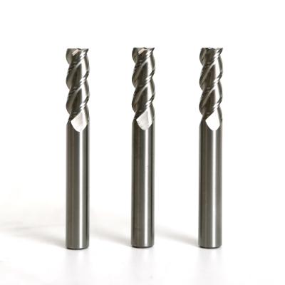 China Solid Carbide 3 Flute Aluminum Flat End Mills For CNC High Speed ​​Cutting Milling for sale