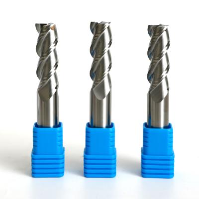 China China Factory Manufacture 3 Flutes Cobalt Alloy High Speed ​​End Mills Flat End Mills For Aluminum Cutting for sale