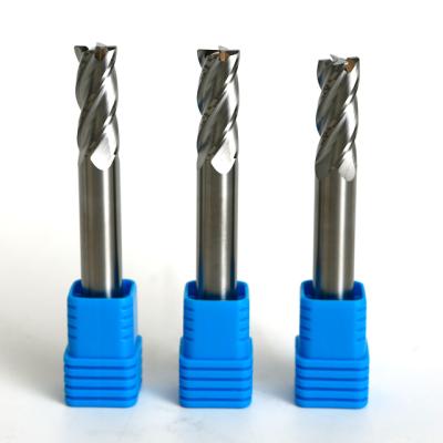 China Excellent Chip Removal Performance High Speed ​​End Mills 4 Flute Flat Cutting End Mill For Aluminum for sale