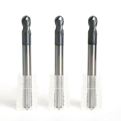 China Factory Supply 2 Flute Ball Nose High Speed ​​Mills Milling Cutter Cut End For Stainless Steel for sale