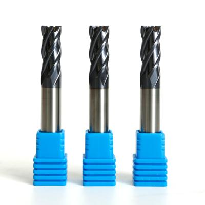 China High Speed ​​Cutting China Factory Manufacture 4 Flute End Mills Carbide Flat End Milling Cutter For Steel for sale