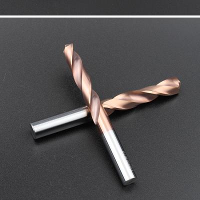 China Tungsten Carbide 2 Flute Coolant Tool Coolant Drill Bit Woodworking Drill Bit Cold Twist Drill For Drilling Hole for sale