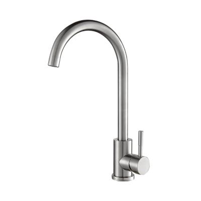 China 304 Stainless Steel Modern Cheap Watertap Kitchen Faucet For Sink for sale