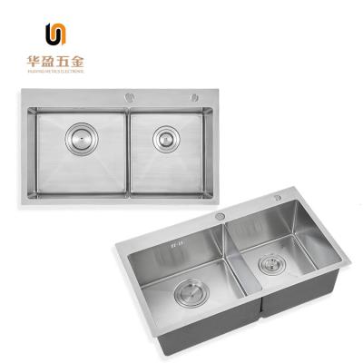 China Without bowls stainless steelwith kitchen sink kitchen sink undermount faucet cheapest price regular size for sale