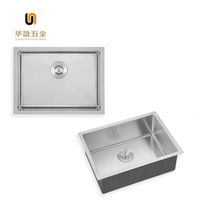 China Without Faucet Kitchen Sinks For Sale Rustproof SUS3O4 Stainless Steel Handmade Under Mount Black Kitchen Single Bowl Sink for sale